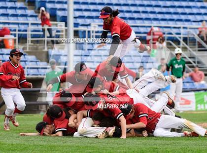 Thumbnail 1 in Center Moriches vs. Seton Catholic Central (NYSPHSAA Class B Final) photogallery.