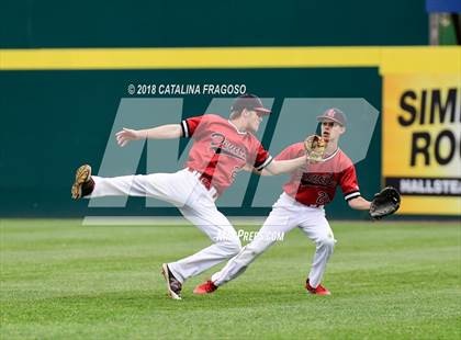 Thumbnail 3 in Center Moriches vs. Seton Catholic Central (NYSPHSAA Class B Final) photogallery.