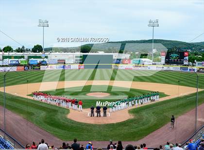 Thumbnail 3 in Center Moriches vs. Seton Catholic Central (NYSPHSAA Class B Final) photogallery.