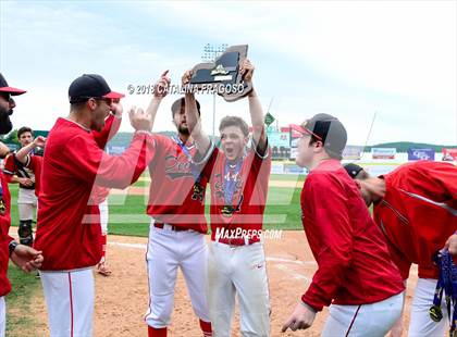 Thumbnail 1 in Center Moriches vs. Seton Catholic Central (NYSPHSAA Class B Final) photogallery.