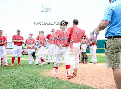Thumbnail 3 in Center Moriches vs. Seton Catholic Central (NYSPHSAA Class B Final) photogallery.