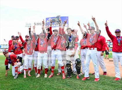 Thumbnail 2 in Center Moriches vs. Seton Catholic Central (NYSPHSAA Class B Final) photogallery.