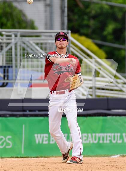 Thumbnail 3 in Center Moriches vs. Seton Catholic Central (NYSPHSAA Class B Final) photogallery.