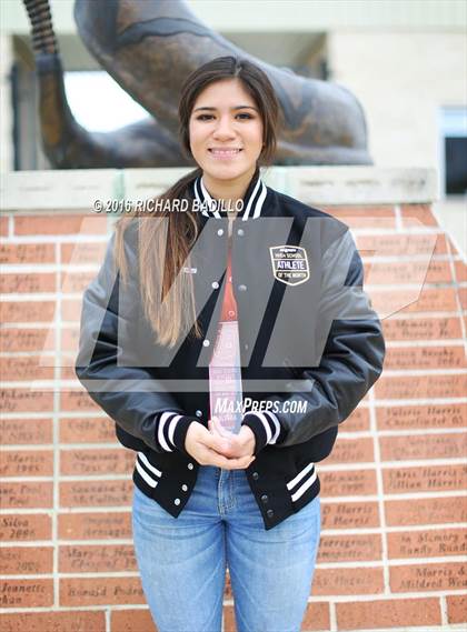 Thumbnail 1 in Marines H.S. Female Athlete of the Month - Diana Olvera photogallery.