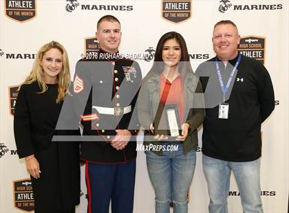 Thumbnail 1 in Marines H.S. Female Athlete of the Month - Diana Olvera photogallery.