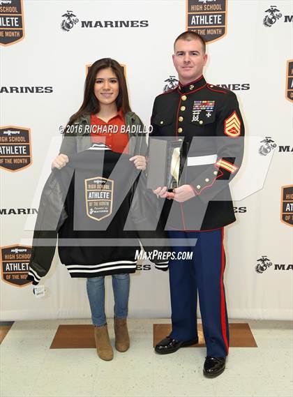 Thumbnail 3 in Marines H.S. Female Athlete of the Month - Diana Olvera photogallery.