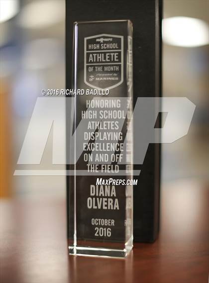 Thumbnail 3 in Marines H.S. Female Athlete of the Month - Diana Olvera photogallery.