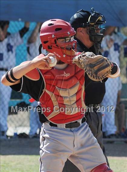 Thumbnail 3 in Rosamond @ Desert Christian (CIF SS Playoffs) photogallery.