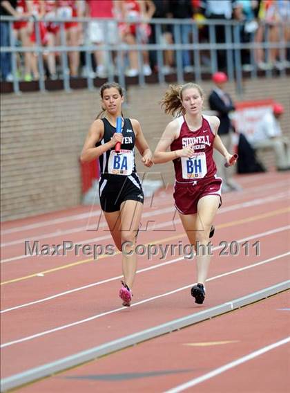 Thumbnail 3 in 117th Penn Relays (Girls Small School 4x800m Event 104) photogallery.
