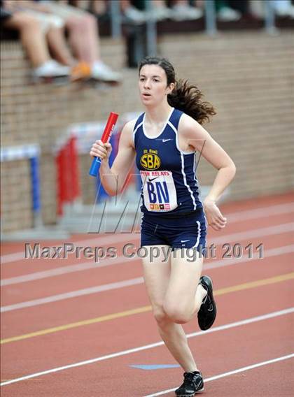 Thumbnail 2 in 117th Penn Relays (Girls Small School 4x800m Event 104) photogallery.