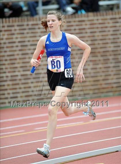 Thumbnail 1 in 117th Penn Relays (Girls Small School 4x800m Event 104) photogallery.