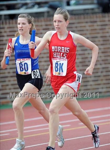Thumbnail 1 in 117th Penn Relays (Girls Small School 4x800m Event 104) photogallery.