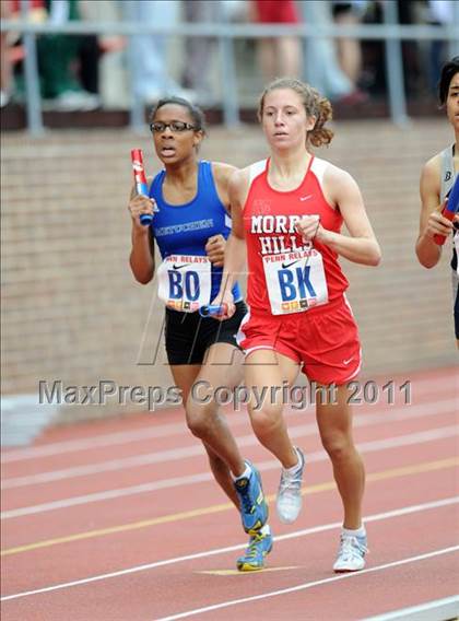 Thumbnail 2 in 117th Penn Relays (Girls Small School 4x800m Event 104) photogallery.