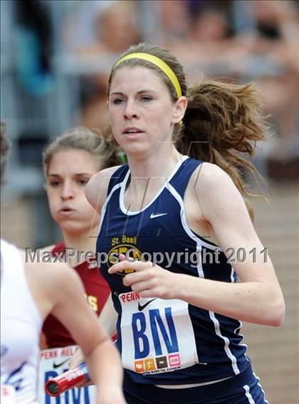Thumbnail 3 in 117th Penn Relays (Girls Small School 4x800m Event 104) photogallery.