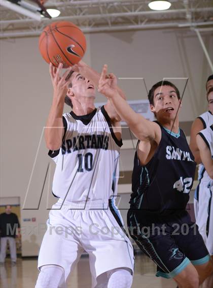 Thumbnail 1 in Villa Park vs. Santiago (MaxPreps Holiday Classic) photogallery.