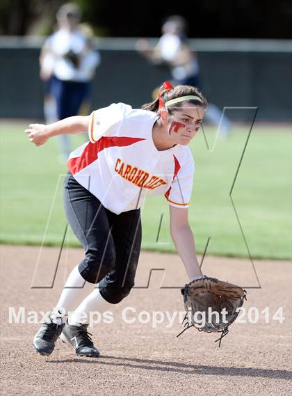 Thumbnail 3 in Alhambra v Carondelet (CIF NCS D2 Championship) photogallery.