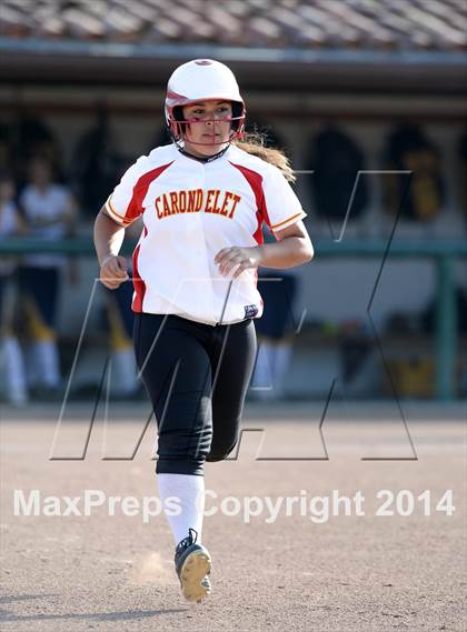 Thumbnail 3 in Alhambra v Carondelet (CIF NCS D2 Championship) photogallery.
