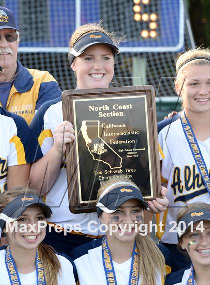Thumbnail 3 in Alhambra v Carondelet (CIF NCS D2 Championship) photogallery.