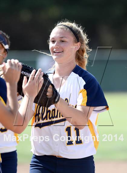 Thumbnail 2 in Alhambra v Carondelet (CIF NCS D2 Championship) photogallery.