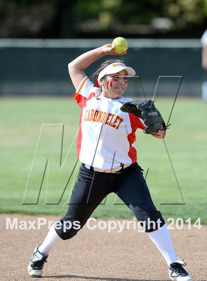 Thumbnail 2 in Alhambra v Carondelet (CIF NCS D2 Championship) photogallery.