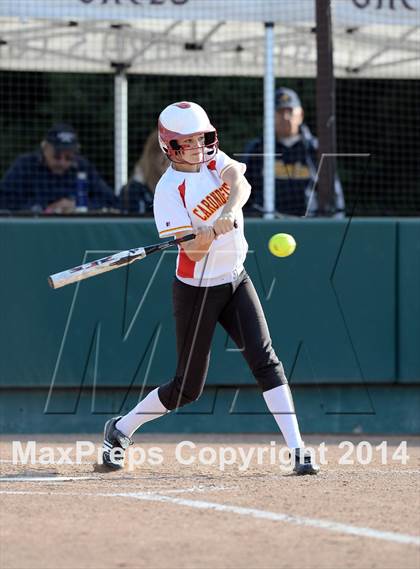 Thumbnail 2 in Alhambra v Carondelet (CIF NCS D2 Championship) photogallery.