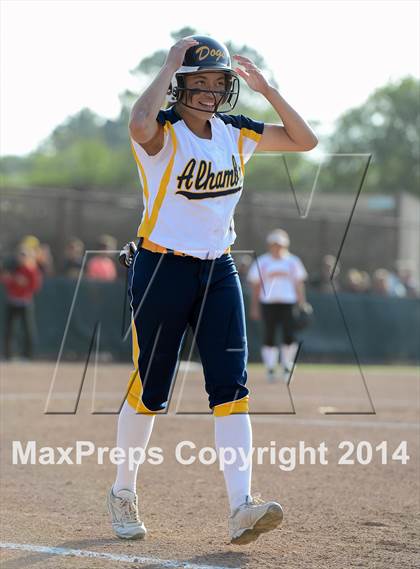 Thumbnail 3 in Alhambra v Carondelet (CIF NCS D2 Championship) photogallery.