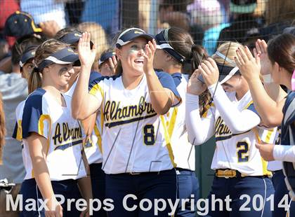 Thumbnail 1 in Alhambra v Carondelet (CIF NCS D2 Championship) photogallery.