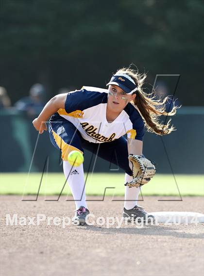 Thumbnail 1 in Alhambra v Carondelet (CIF NCS D2 Championship) photogallery.