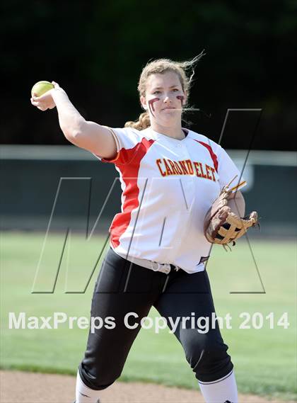 Thumbnail 2 in Alhambra v Carondelet (CIF NCS D2 Championship) photogallery.