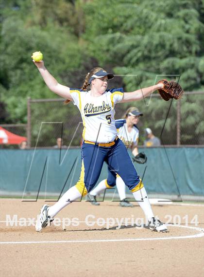 Thumbnail 3 in Alhambra v Carondelet (CIF NCS D2 Championship) photogallery.