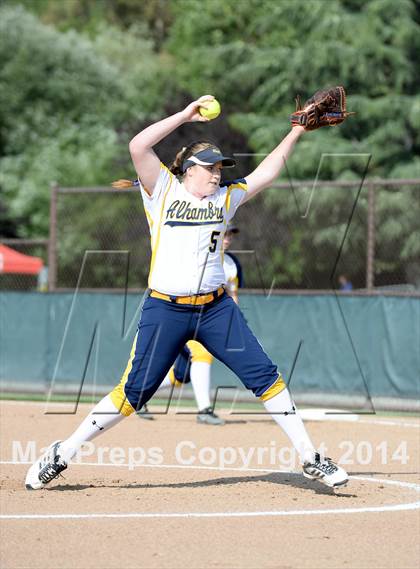 Thumbnail 1 in Alhambra v Carondelet (CIF NCS D2 Championship) photogallery.