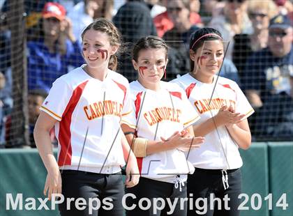 Thumbnail 2 in Alhambra v Carondelet (CIF NCS D2 Championship) photogallery.