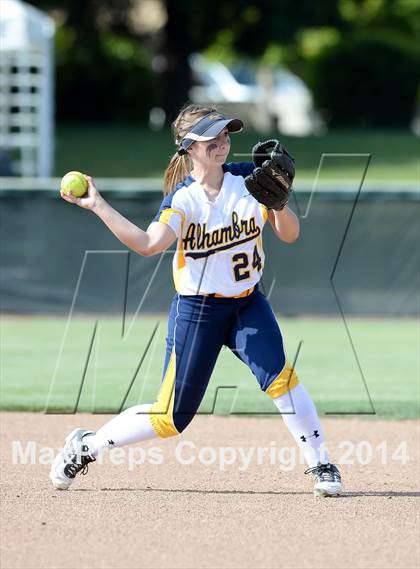 Thumbnail 1 in Alhambra v Carondelet (CIF NCS D2 Championship) photogallery.