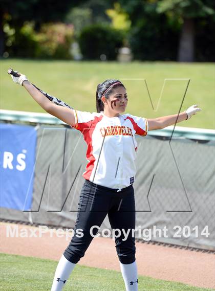 Thumbnail 3 in Alhambra v Carondelet (CIF NCS D2 Championship) photogallery.