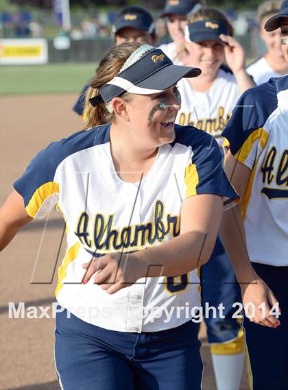 Thumbnail 1 in Alhambra v Carondelet (CIF NCS D2 Championship) photogallery.