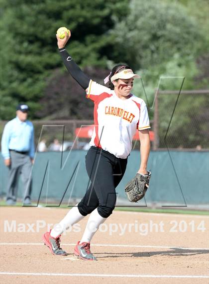 Thumbnail 2 in Alhambra v Carondelet (CIF NCS D2 Championship) photogallery.