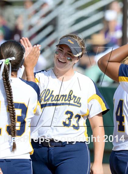 Thumbnail 1 in Alhambra v Carondelet (CIF NCS D2 Championship) photogallery.