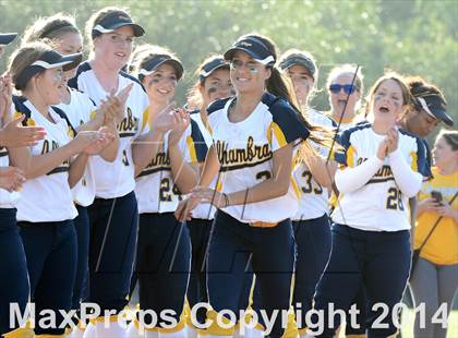Thumbnail 1 in Alhambra v Carondelet (CIF NCS D2 Championship) photogallery.