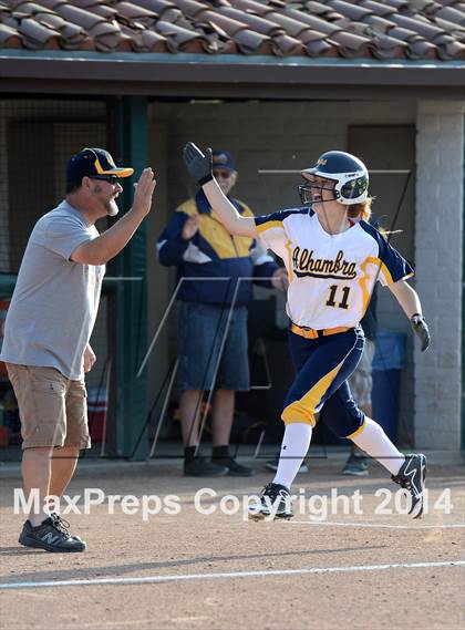 Thumbnail 2 in Alhambra v Carondelet (CIF NCS D2 Championship) photogallery.