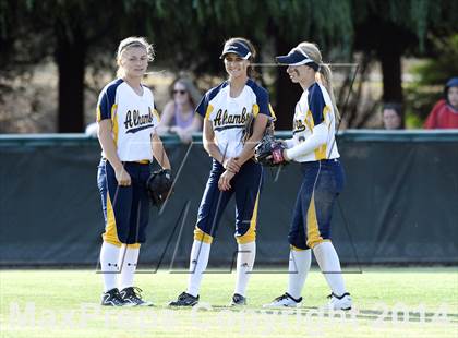 Thumbnail 2 in Alhambra v Carondelet (CIF NCS D2 Championship) photogallery.