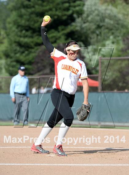 Thumbnail 1 in Alhambra v Carondelet (CIF NCS D2 Championship) photogallery.