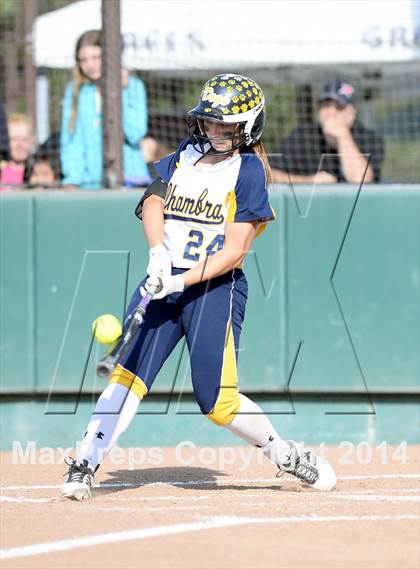 Thumbnail 1 in Alhambra v Carondelet (CIF NCS D2 Championship) photogallery.