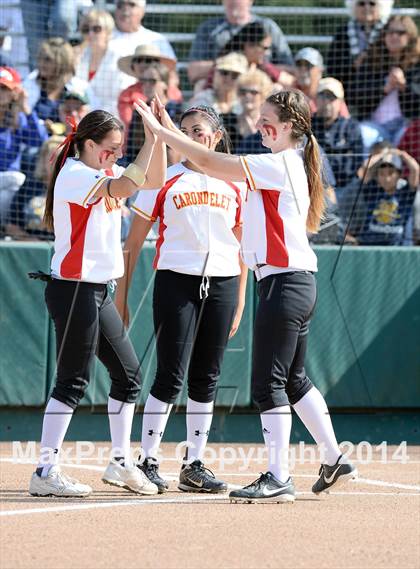 Thumbnail 1 in Alhambra v Carondelet (CIF NCS D2 Championship) photogallery.