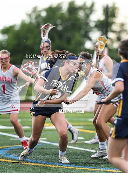 Thumbnail 2 in Webster Thomas @ Canandaigua Academy (Section 5 Class B Final) photogallery.