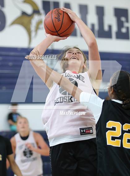 Thumbnail 3 in Reynoldsburg vs Fort Loramie (Scrimmage) photogallery.