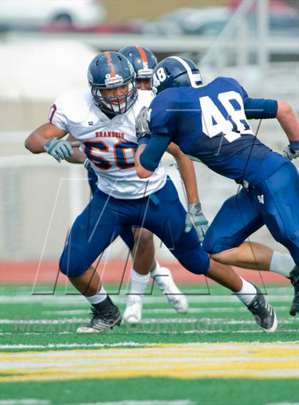 Thumbnail 3 in Smithson Valley vs. Brandeis (UIL 5A Division 2 Area Playoff) photogallery.