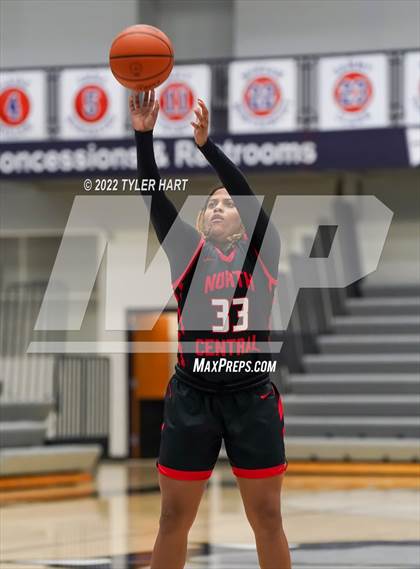 Thumbnail 1 in Indianapolis Crispus Attucks vs. North Central (Sneakers for Santa Shootout) photogallery.