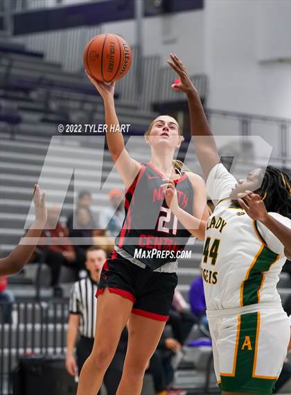 Thumbnail 1 in Indianapolis Crispus Attucks vs. North Central (Sneakers for Santa Shootout) photogallery.