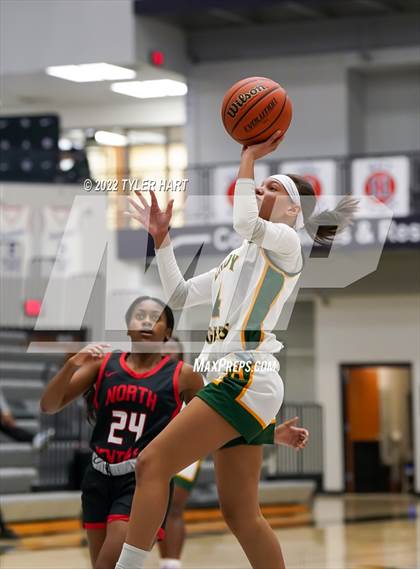 Thumbnail 1 in Indianapolis Crispus Attucks vs. North Central (Sneakers for Santa Shootout) photogallery.