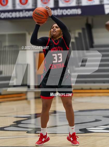 Thumbnail 1 in Indianapolis Crispus Attucks vs. North Central (Sneakers for Santa Shootout) photogallery.